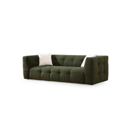 Atelier Del Sofa Sofá 3 Plazas Verde Largo 235 cm Comodidad Estilo